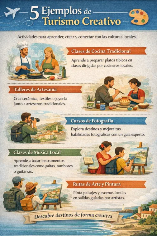 5 Ejemplos de Turismo Creativo