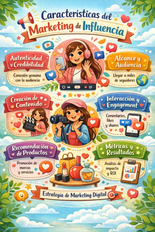 Características Marketing de Influencia