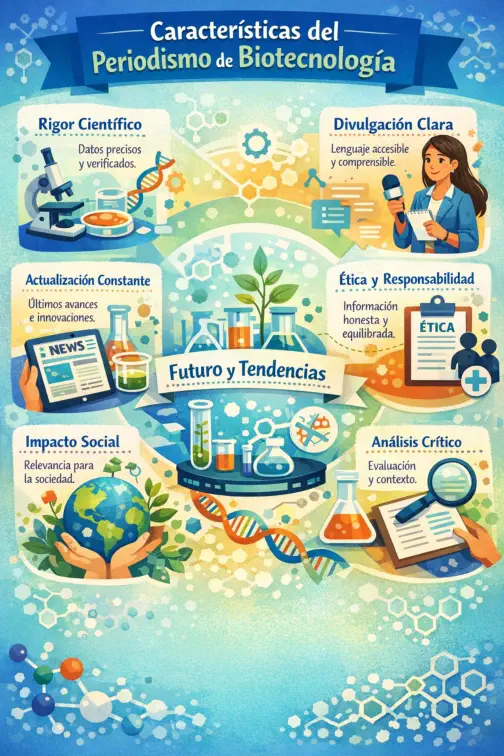 Características del Periodismo de Biotecnología