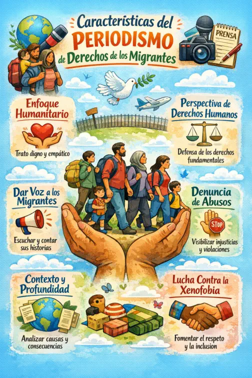Características del Periodismo de Derechos de los Migrantes