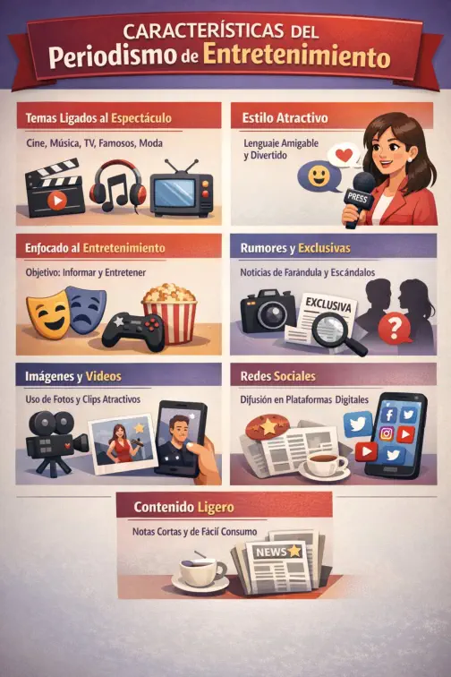 Características del Periodismo de Entretenimiento