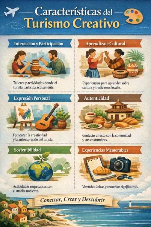 Características del Turismo Creativo