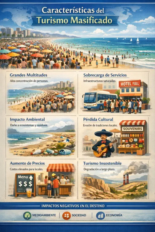 Características del Turismo Masificado