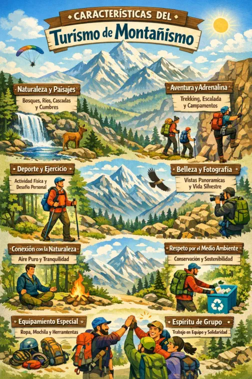Características del Turismo de Montañismo