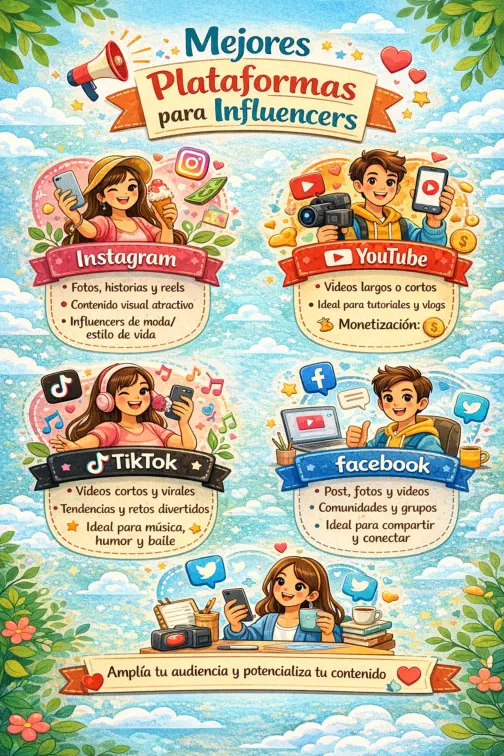Mejores Plataformas para Influencers
