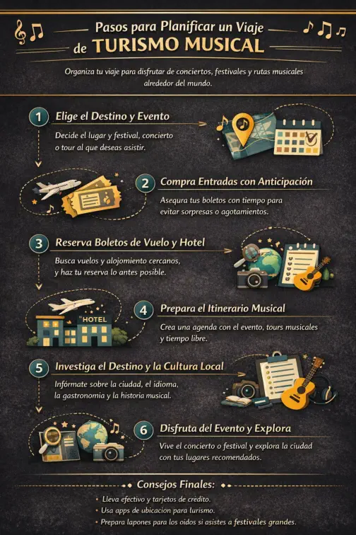 Pasos para Planificar un Viaje de Turismo Musical