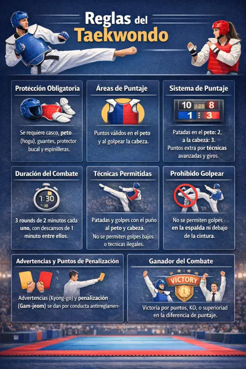 Reglas del Taekwondo