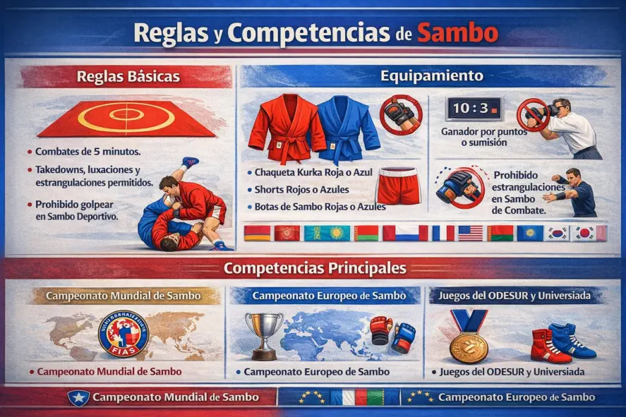 Reglas y Competiciones de Sambo Reglas y Competiciones de Sambo