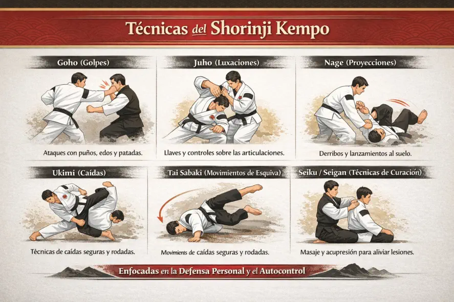 Técnicas del Shorinji Kempo