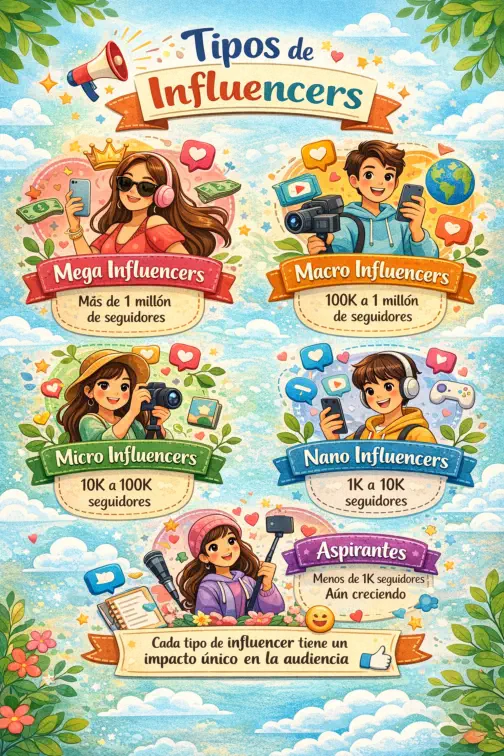 Tipos de Influencers