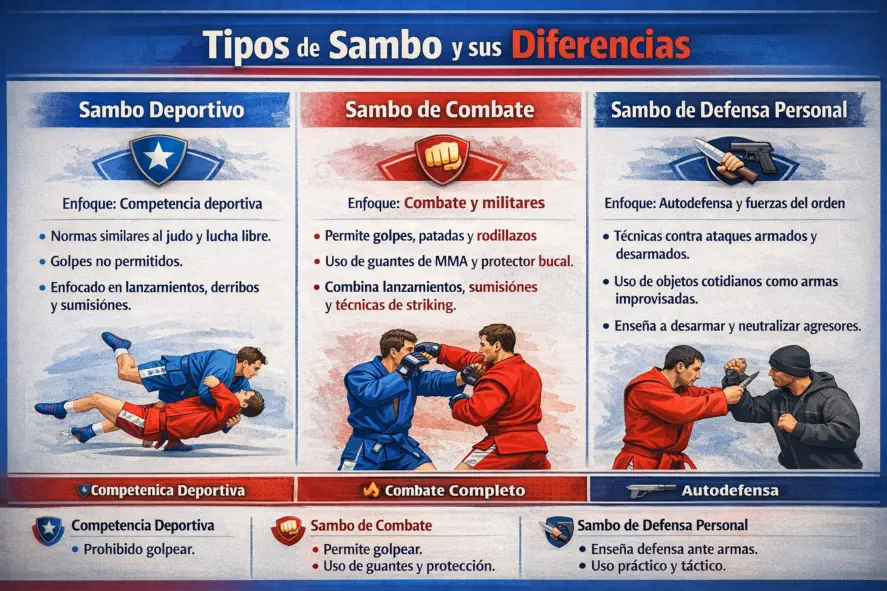 Tipos de Sambo y sus Diferencias Tipos de Sambo y sus Diferencias