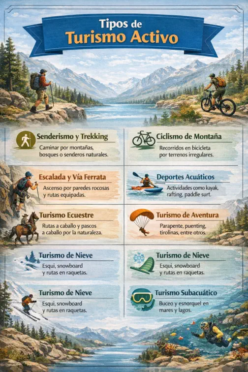 Tipos de Turismo Activo