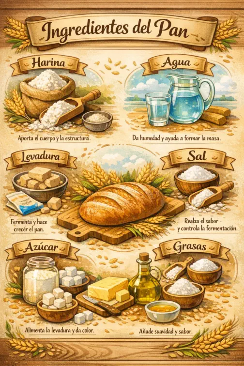 los Ingredientes del Pan