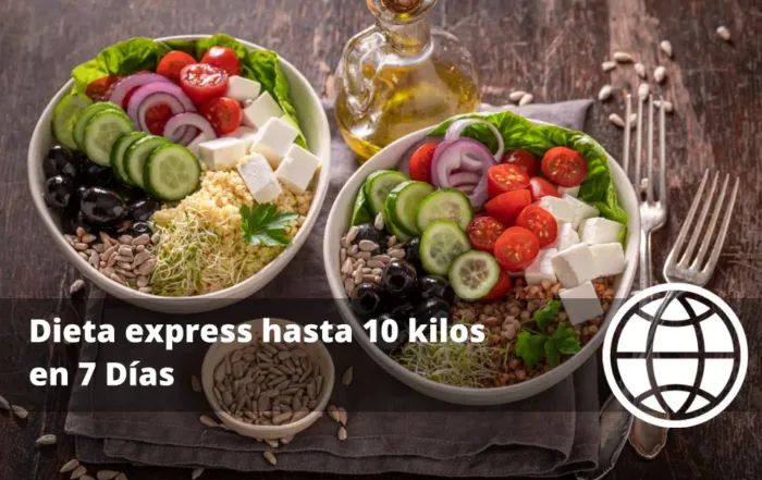 Dieta express hasta 10 kilos en 7 Días