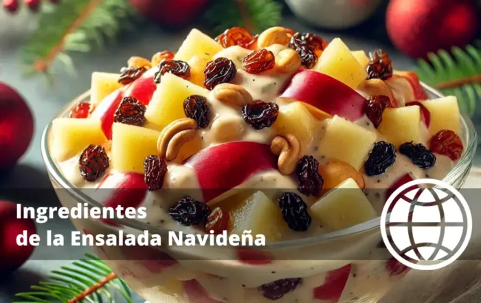 Ingredientes de la Ensalada Navideña