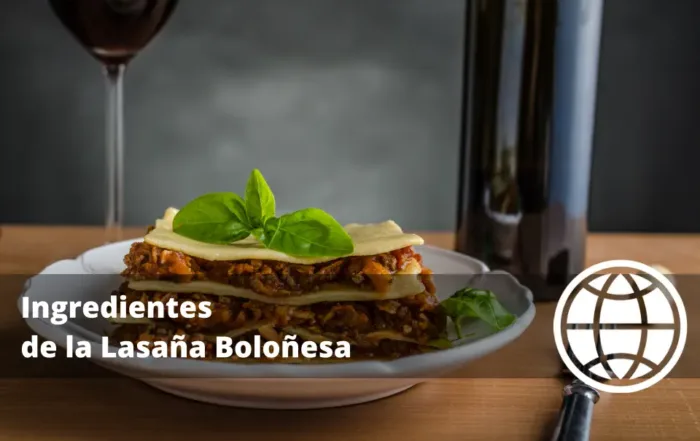 Ingredientes de la Lasaña Boloñesa