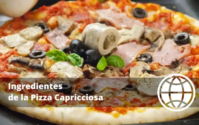Ingredientes de la Pizza Capricciosa
