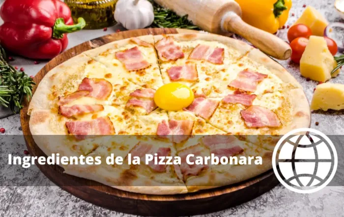 Ingredientes de la Pizza Carbonara