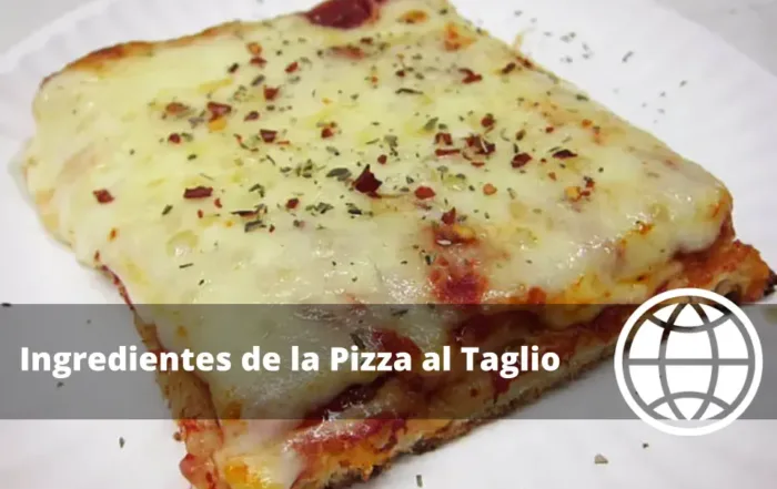 Ingredientes de la Pizza al Taglio