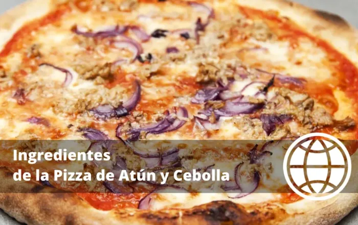 Ingredientes de la Pizza de Atún y Cebolla