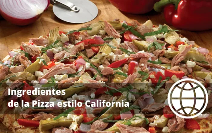 Ingredientes de la Pizza estilo California