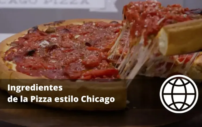 Ingredientes de la Pizza estilo Chicago