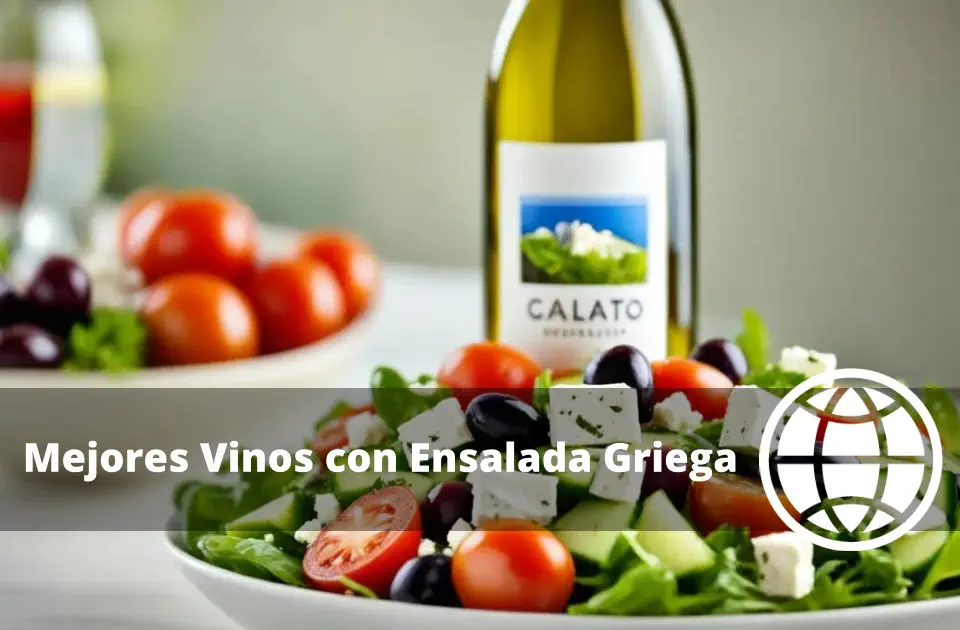 Mejores Vinos con Ensalada Griega