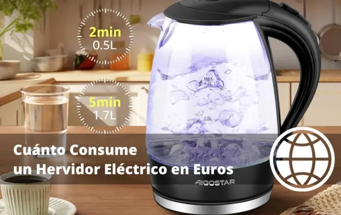 Consumo de un Hervidor Eléctrico en Euros