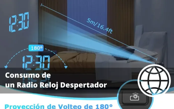 Consumo de un Radio Reloj Despertador