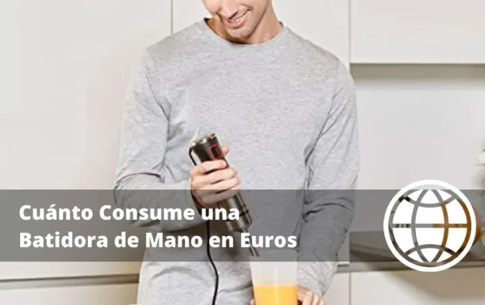 Consumo de una Batidora de Mano en Euros