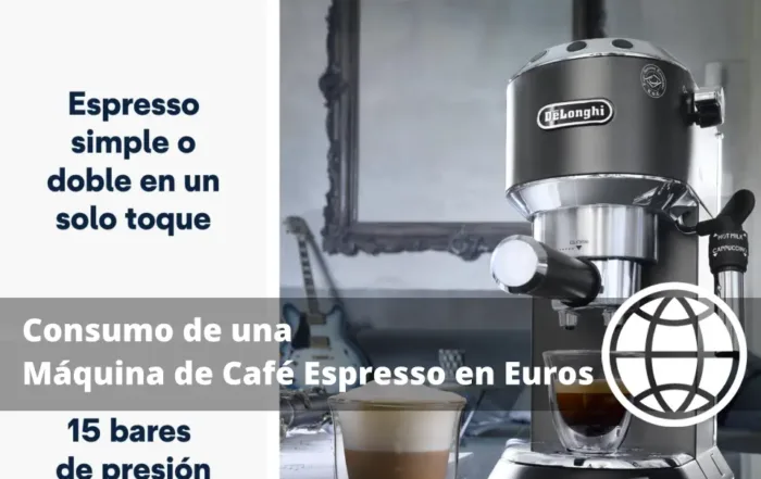 Consumo de una Máquina de Café Espresso en Euros