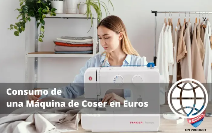 Consumo de una Máquina de Coser en Euros