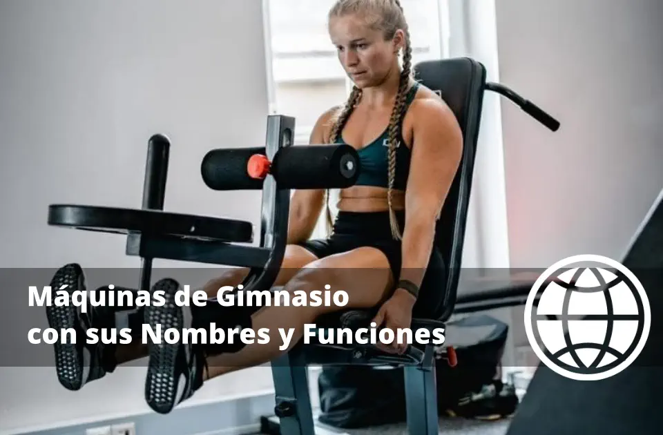Máquinas de Gimnasio con sus Nombres y Funciones