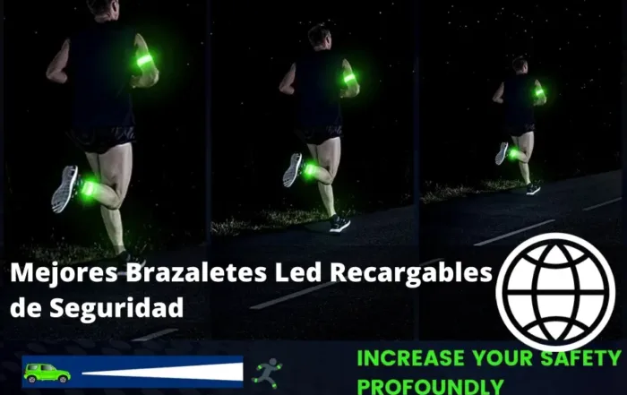 Mejores Brazaletes Led Recargables de Seguridad para Runners