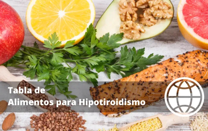 Tabla de Alimentos para Hipotiroidismo