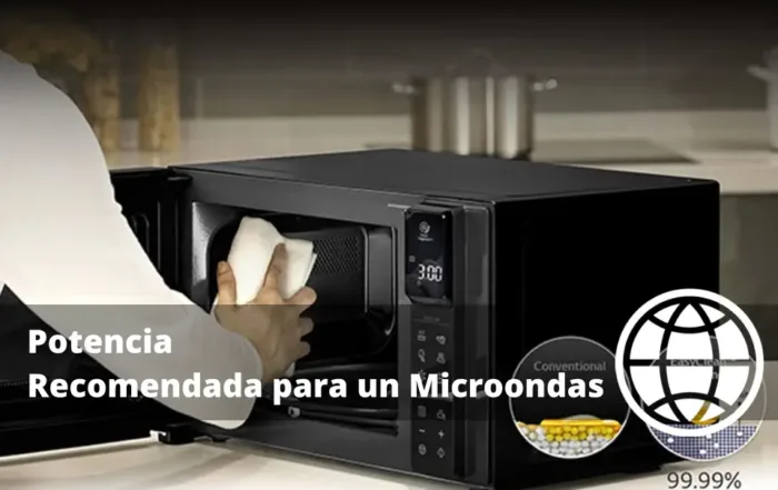Potencia Recomendada para un Microondas