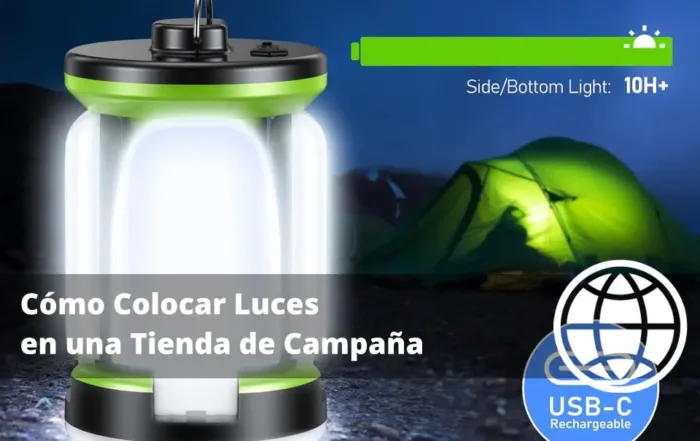 Cómo Colocar Luces en una Tienda de Campaña