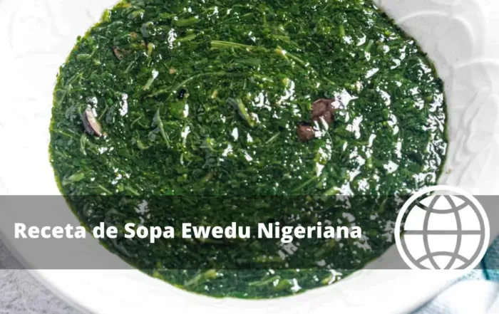 Receta de Sopa Ewedu Nigeriana