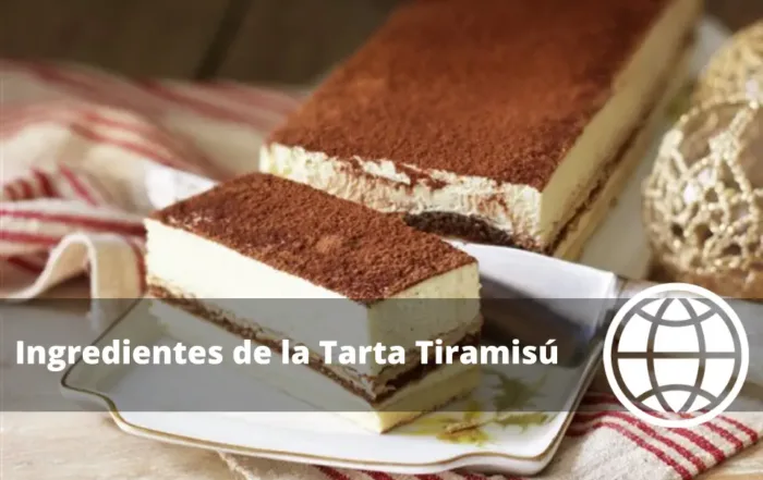 Ingredientes de la Tarta Tiramisú