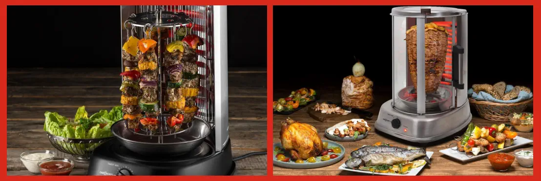 Asador Vertical Giratorio kebap