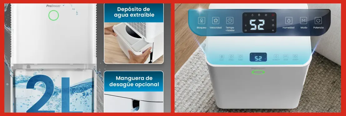 Deshumidificador con Higrostato