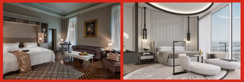 Ejemplos de qué es una Master Suite de un Hotel