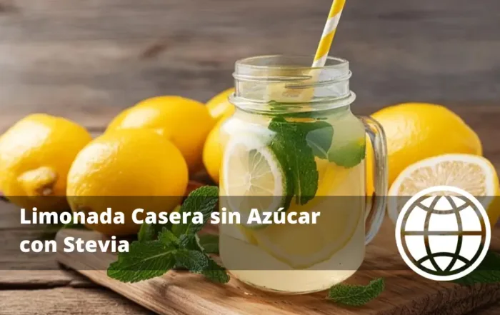 Limonada Casera sin Azúcar con Stevia Proporciones que no Amargan