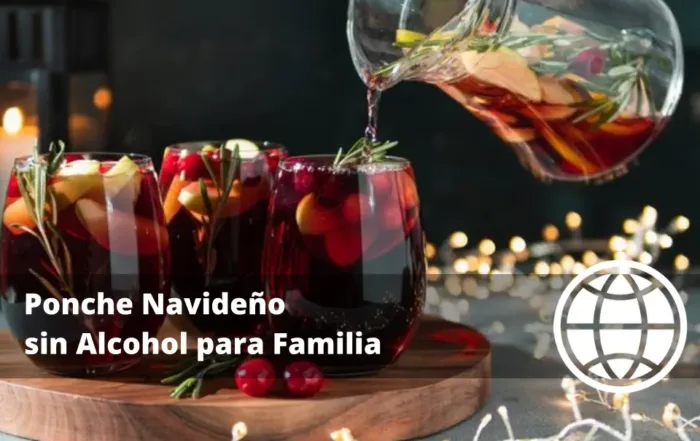 Ponche Navideño sin Alcohol para Familia Especias y Presentación