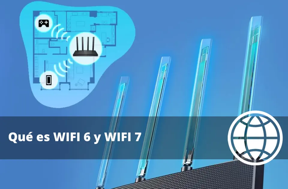 Qué es WIFI 6 y WIFI 7: Diferencias
