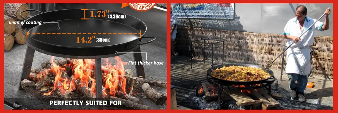 Qué es una Paellera Esmaltada y Primer Uso