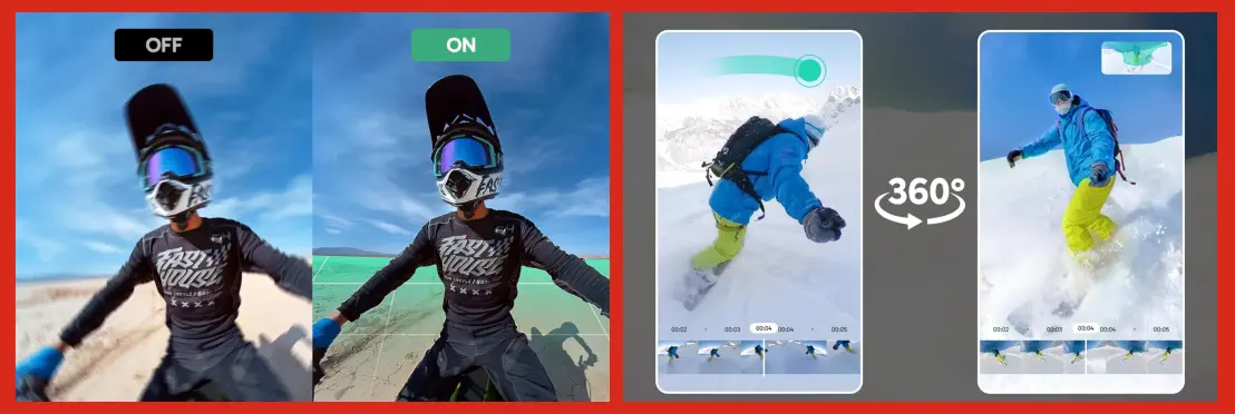 Qué es una cámara 360 grados para Deporte