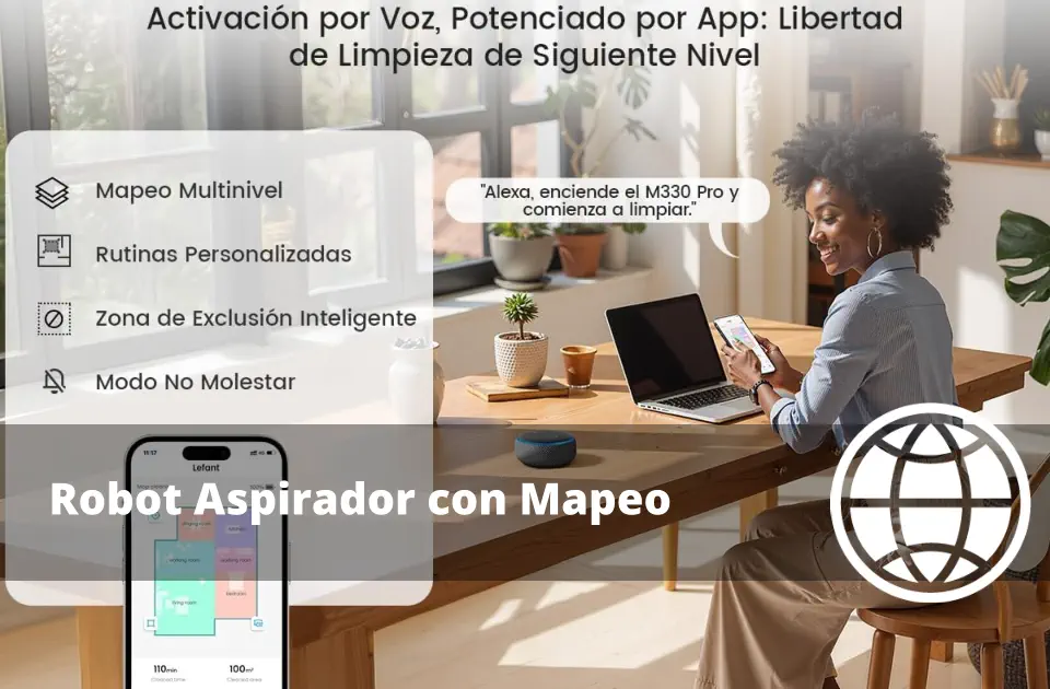 Robot Aspirador con Mapeo Cómo Funciona y Cuándo Compensa