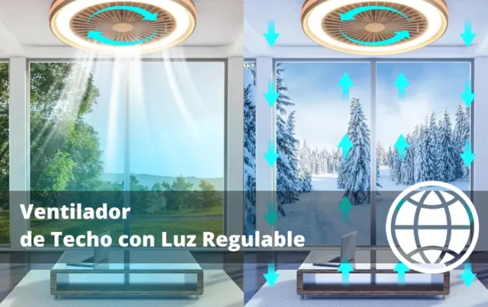 Ventilador de Techo con Luz Regulable