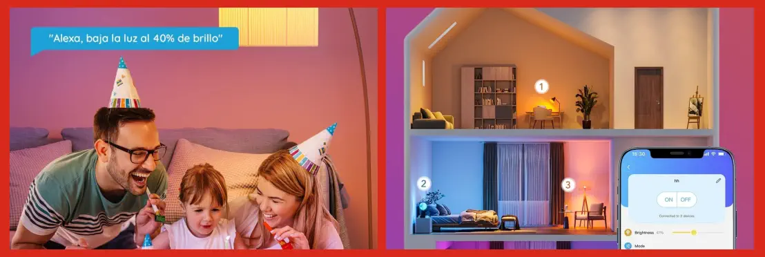 Bombillas Inteligentes para Alexa